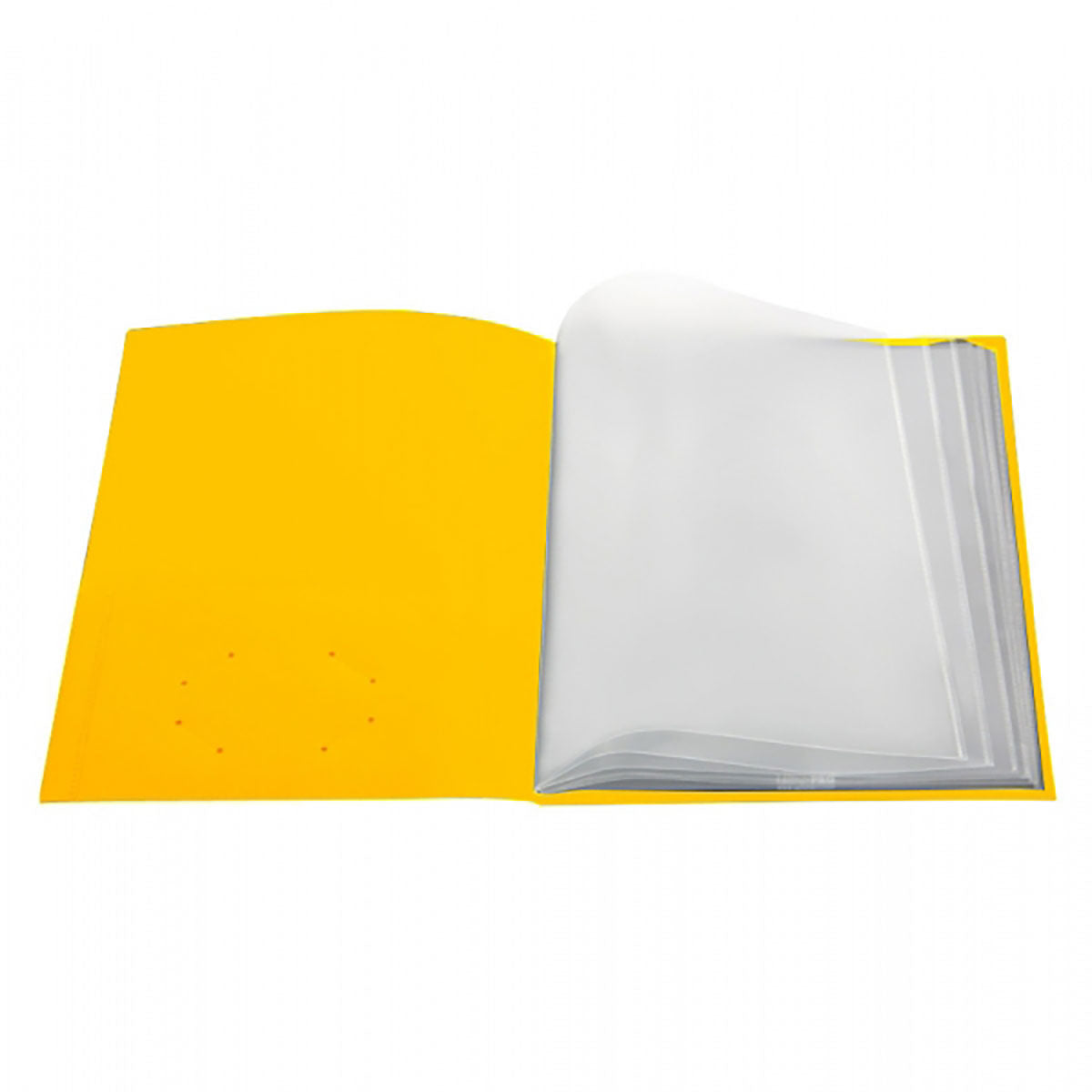 Pocket Folder With Clear Outside Pockets And 6 Pages | Ultra Folders