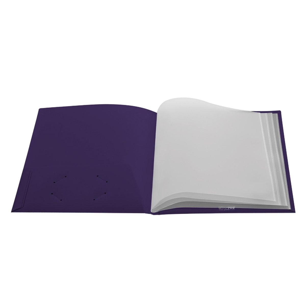 Customized Pocket Folder With Clear Outside Pockets And 4 Pages | Ultra Folders